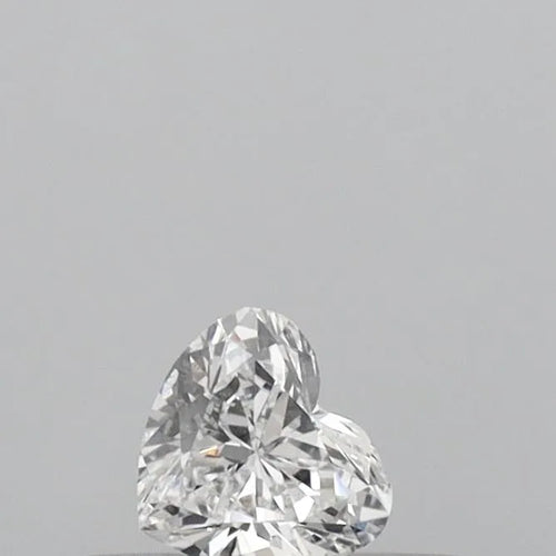 0.12ct Heart Lab Grown Diamond (Colour D, Clarity VVS2, IGI Certified)