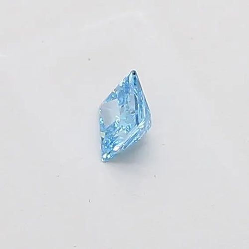 0.24ct Princess Lab Grown Diamond (Colour Fancy Vivid Blue, Clarity VVS2, IGI Certified)