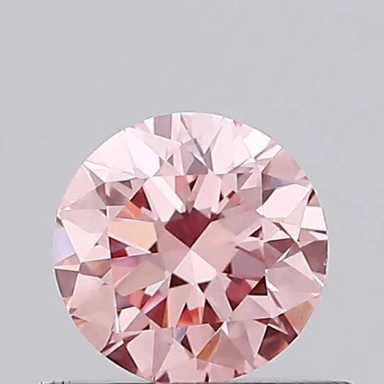 0.40ct Round Lab Grown Diamond (Colour Fancy Vivid Pink, Clarity VS1, Cut VG, IGI Certified)