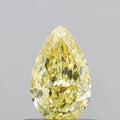 0.62ct Pear Lab Grown Diamond (Colour Fancy Intense Yellow, Clarity VVS2, IGI Certified)