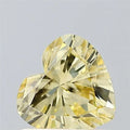 0.73ct Heart Lab Grown Diamond (Colour Fancy Light Yellow, Clarity VVS1, IGI Certified)