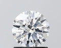 1.00ct Round Lab Grown Diamond (Colour E, Clarity SI1, Cut EX, IGI Certified)