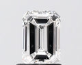 1.01ct Emerald Lab Grown Diamond (Colour F, Clarity SI1, IGI Certified)