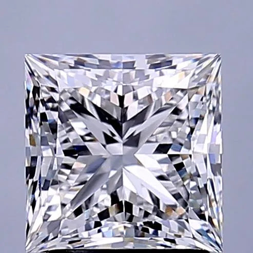 2.08ct Princess Lab Grown Diamond (Colour E, Clarity VVS1, IGI Certified)