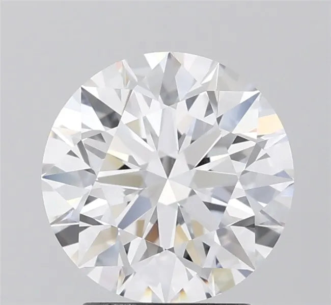 2.60ct Round Lab Grown Diamond (Colour D, Clarity IF, Cut EX, IGI Certified)