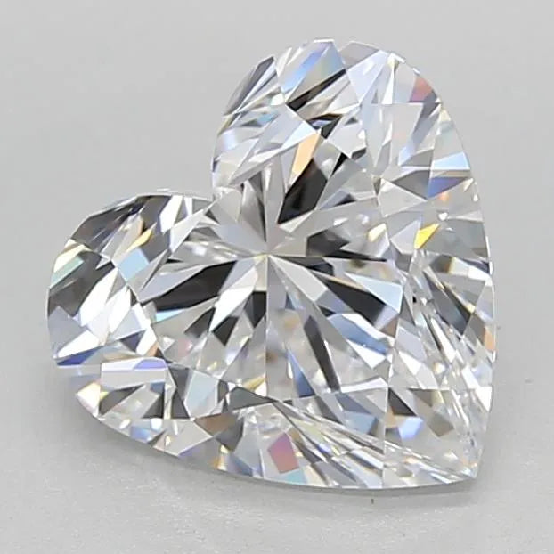 3.10ct Heart Lab Grown Diamond (Colour D, Clarity IF, IGI Certified)