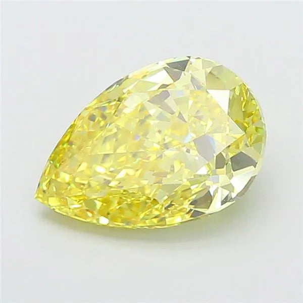 8.04ct Pear Lab Grown Diamond (Colour Fancy Intense Yellow, Clarity VVS2, IGI Certified)