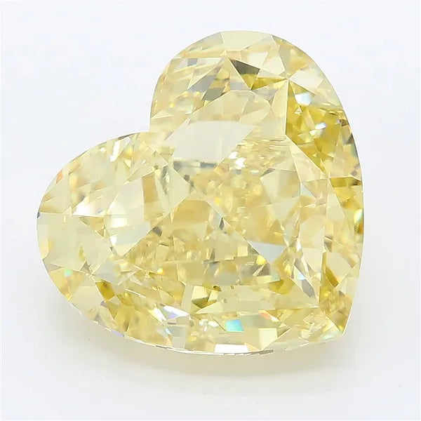 9.79ct Heart Lab Grown Diamond (Colour Fancy Intense Yellow, Clarity VVS2, IGI Certified)