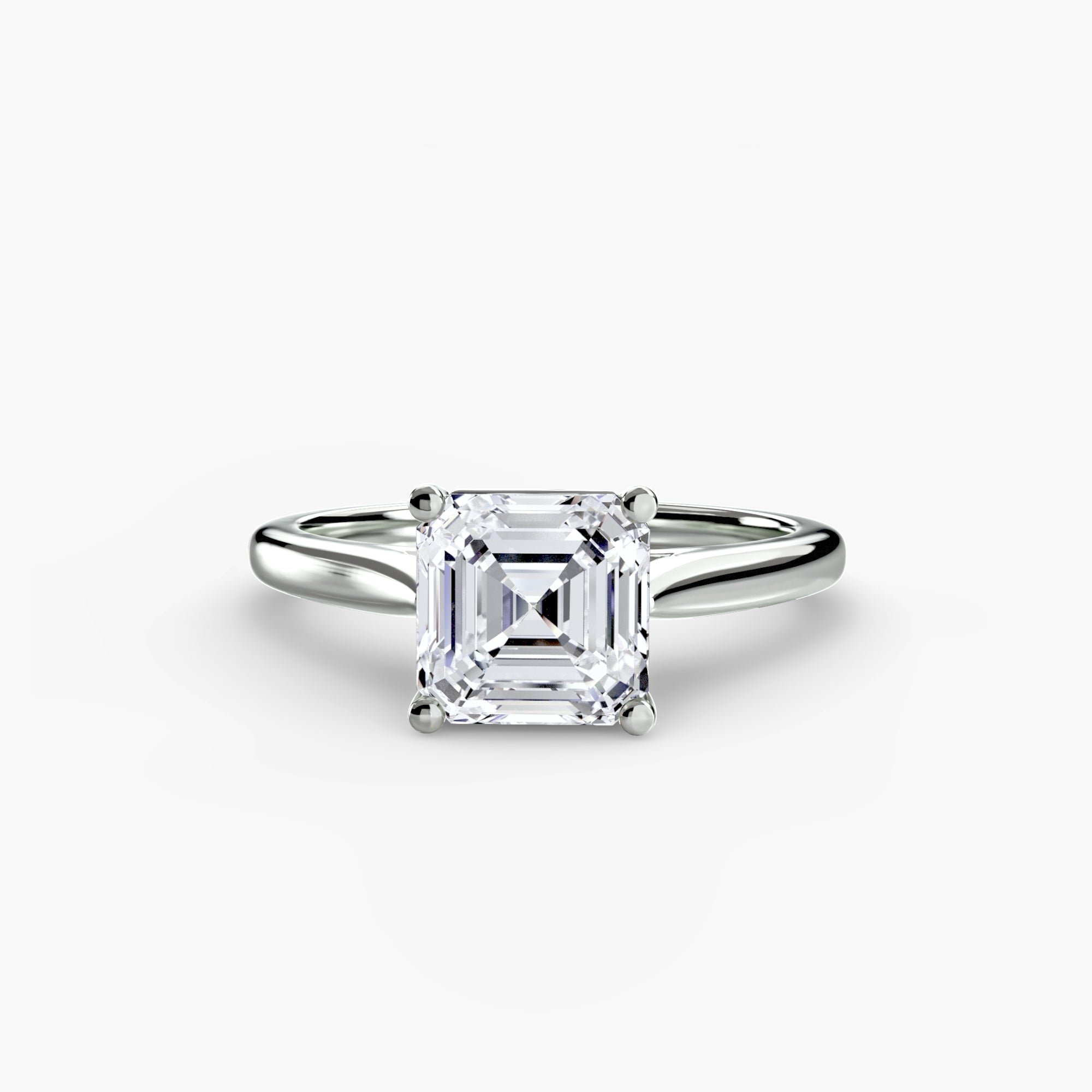 Anello solitario classico — montatura, gambo 2,0 mm