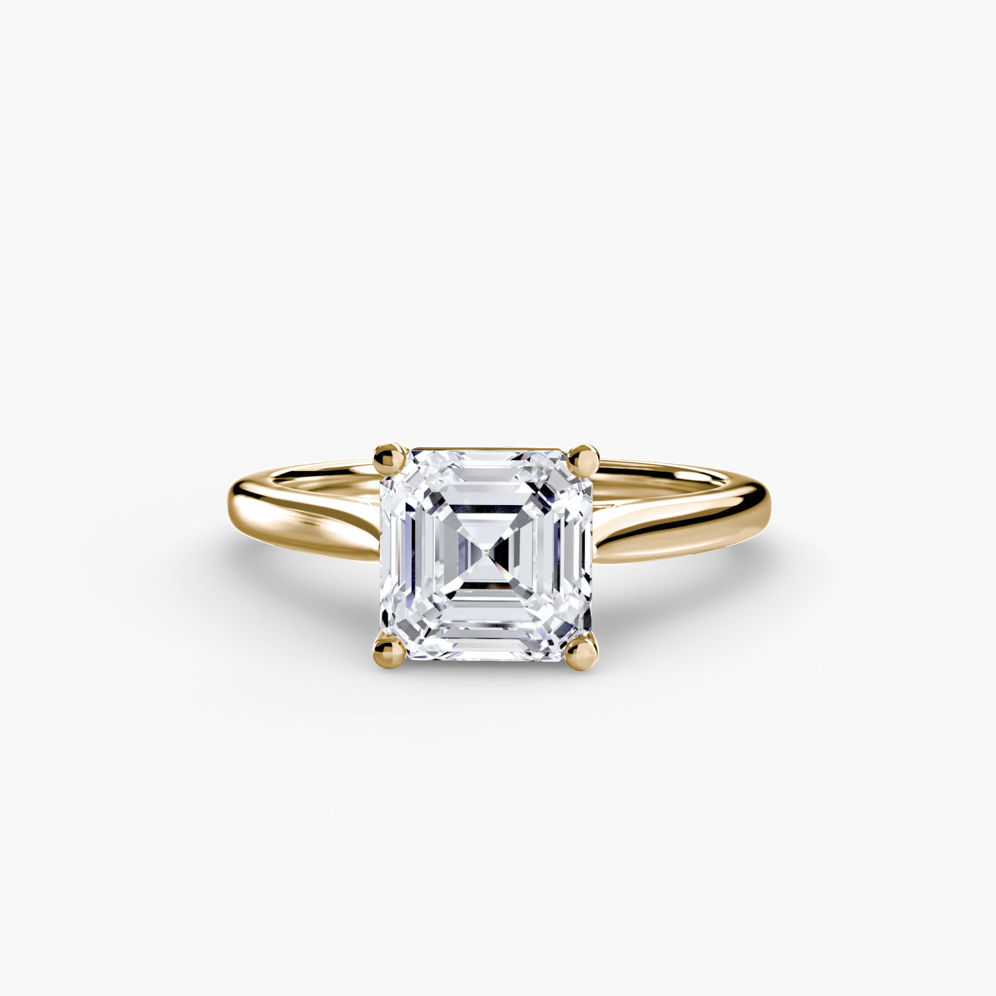 Anello solitario classico — montatura, gambo 2,0 mm