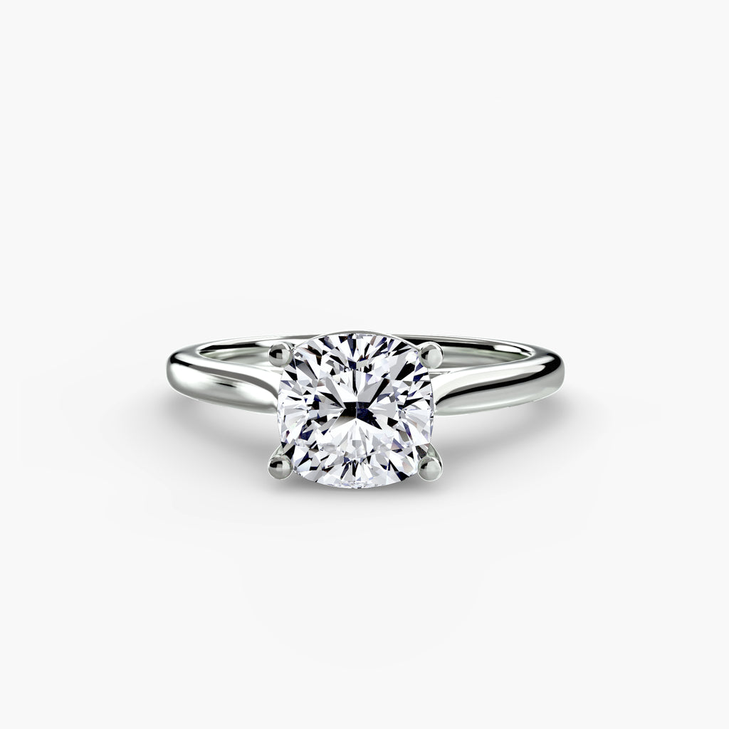 Anello solitario classico — montatura, gambo 2,0 mm