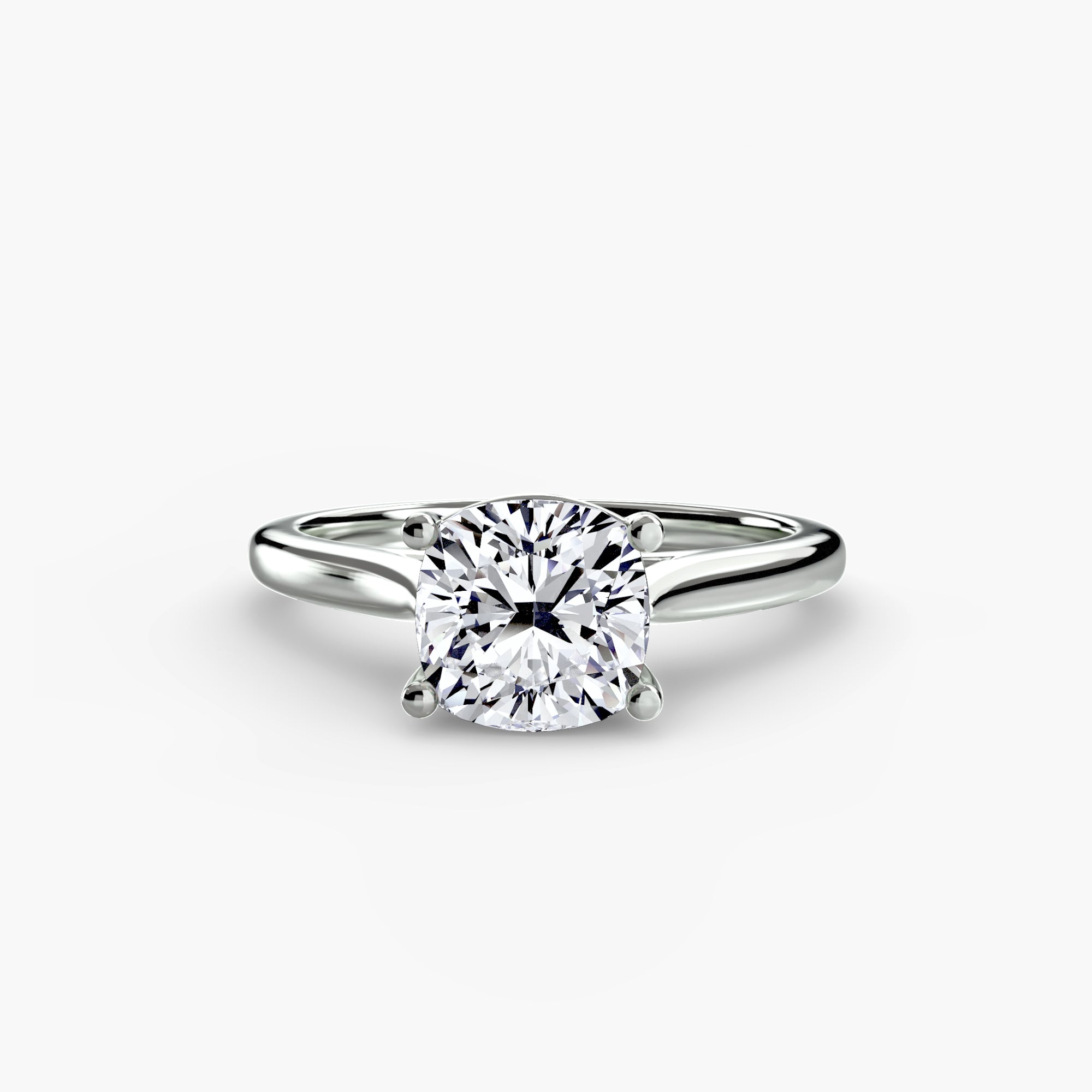 Anello solitario classico — montatura, gambo 2,0 mm