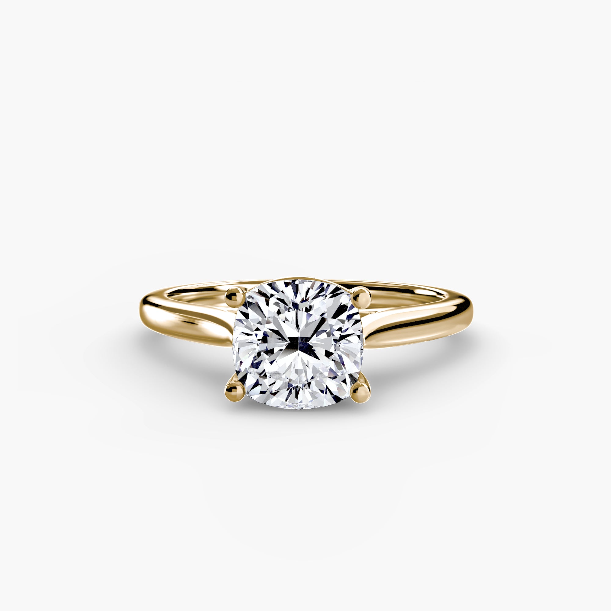 Anello solitario classico — montatura, gambo 2,0 mm