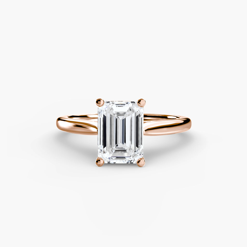 Anello solitario classico — montatura, gambo 2,0 mm