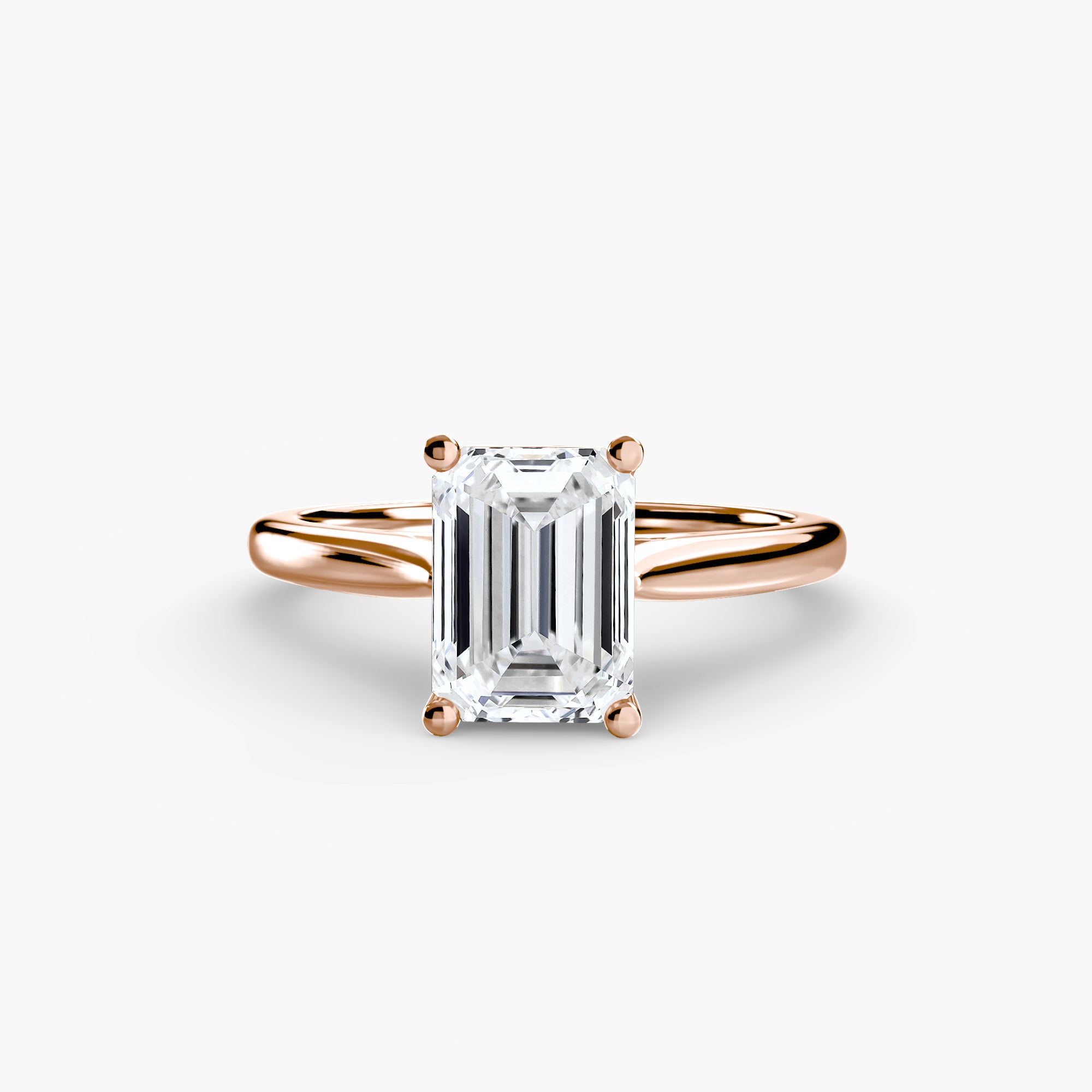 Anello solitario classico — montatura, gambo 2,0 mm