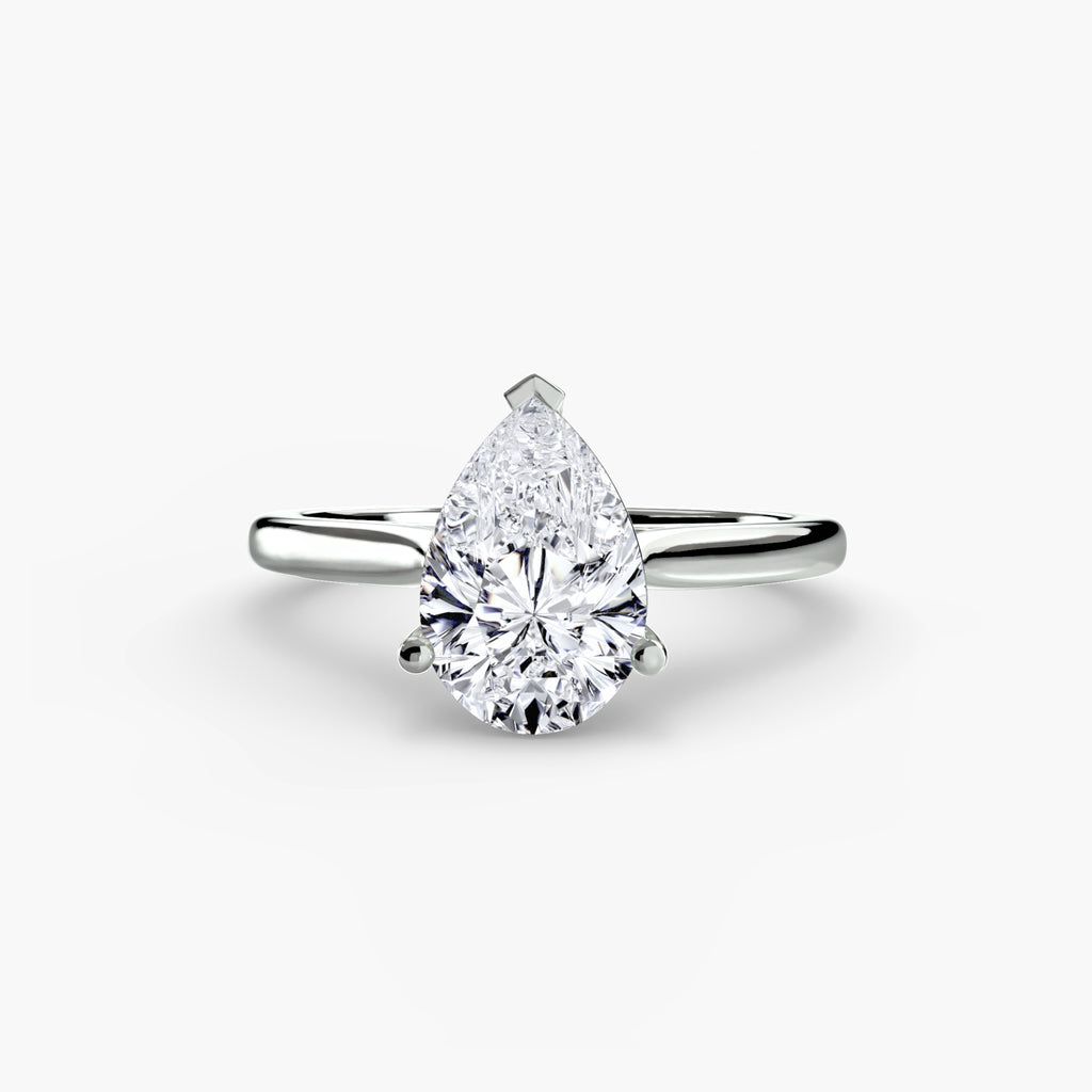 Anello solitario classico — montatura, gambo 2,0 mm