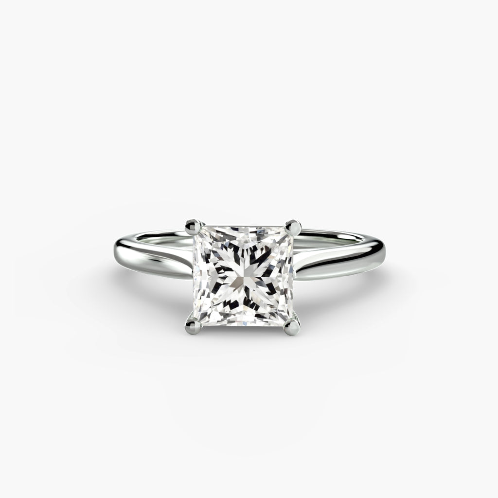 Anello solitario classico — montatura, gambo 2,0 mm