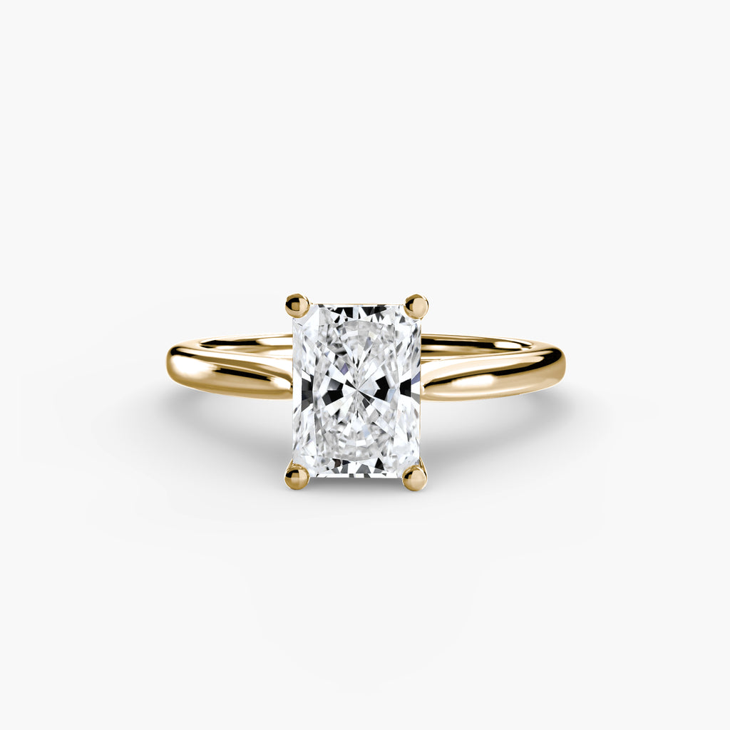 Anello solitario classico — montatura, gambo 2,0 mm