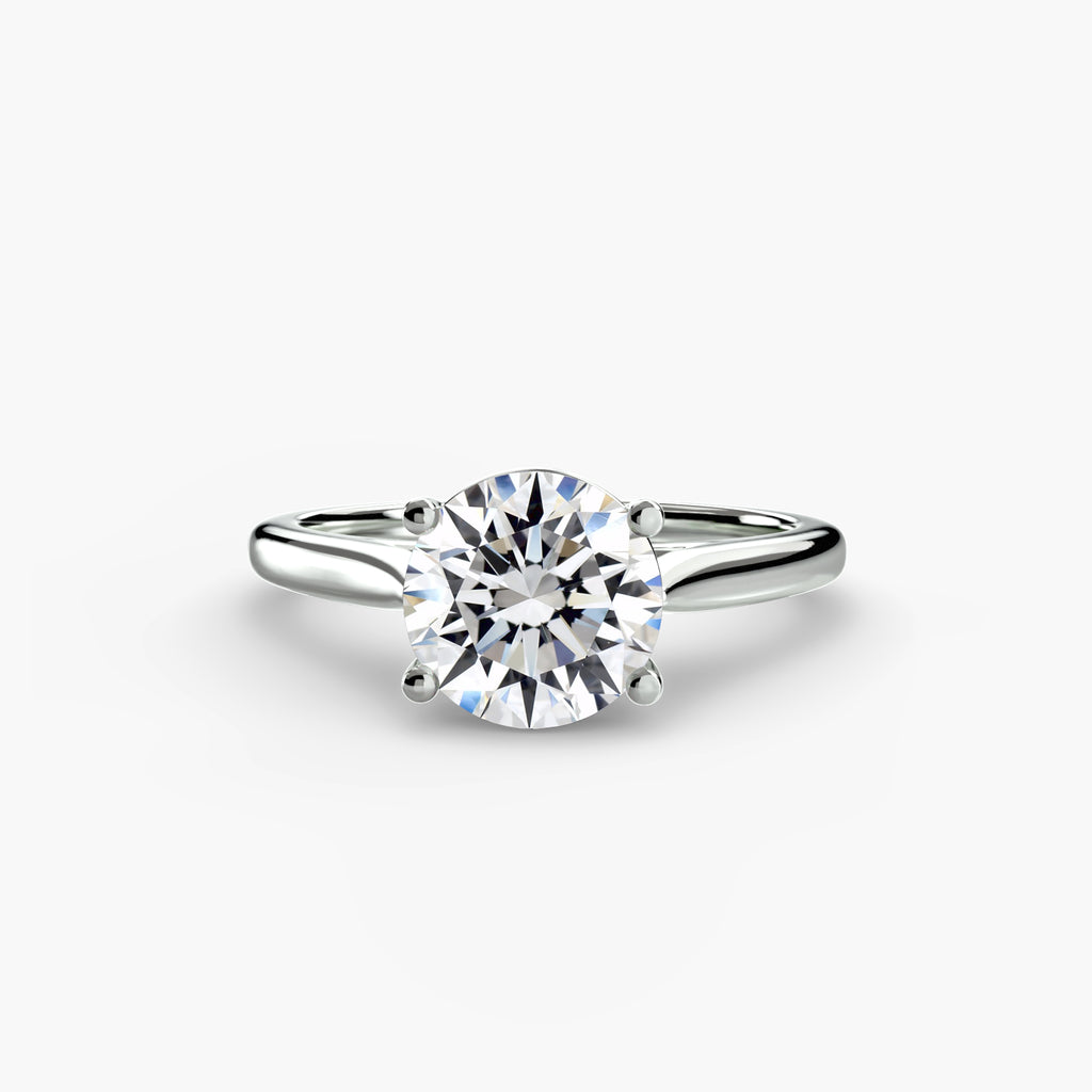 Anello solitario classico — montatura, gambo 2,0 mm