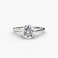 Anello solitario classico — montatura, gambo 2,0 mm