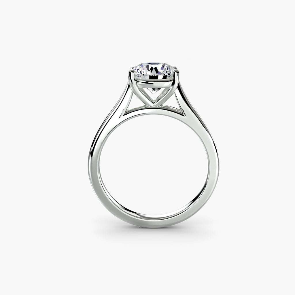 Anello solitario classico — montatura, gambo 2,0 mm
