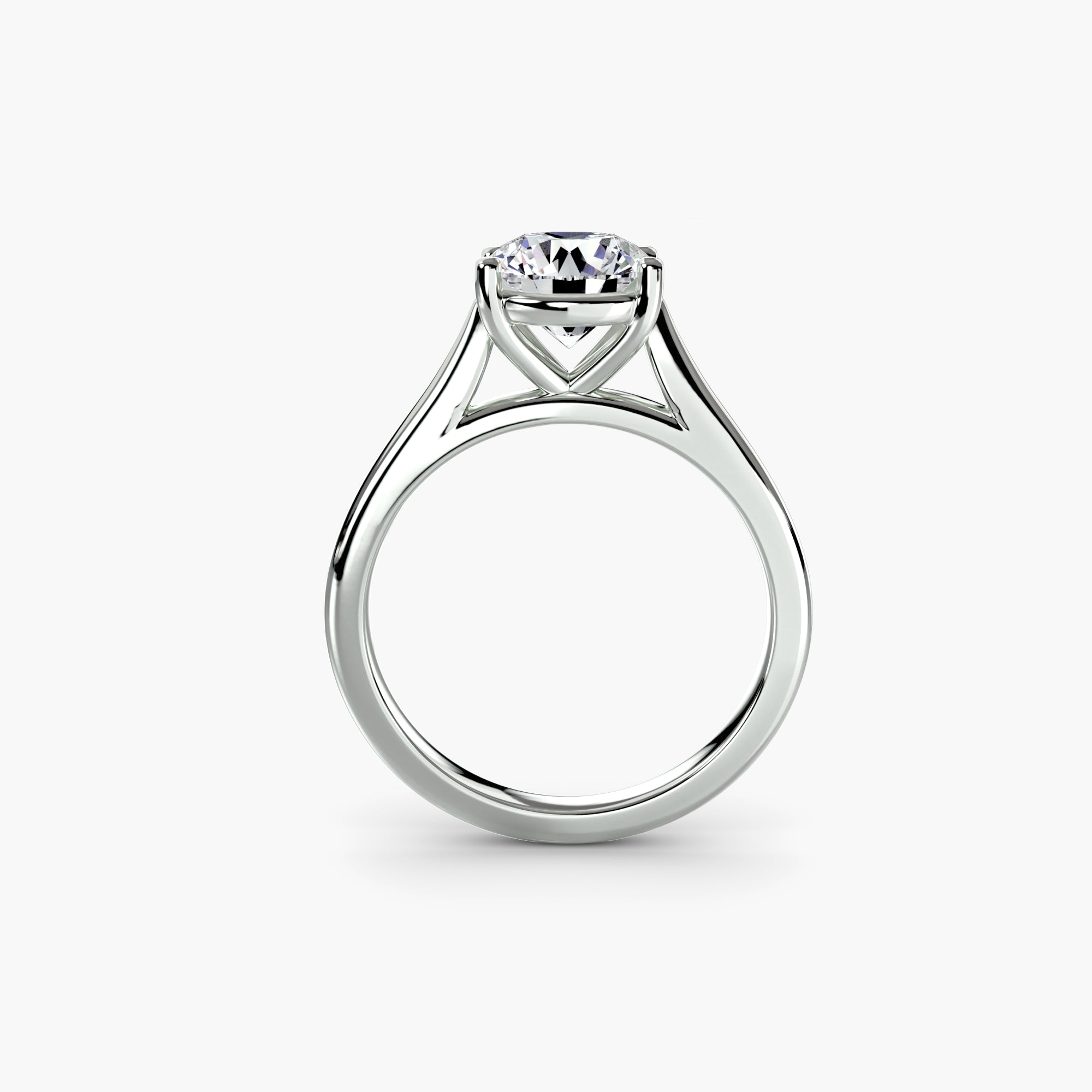 Anello solitario classico — montatura, gambo 2,0 mm