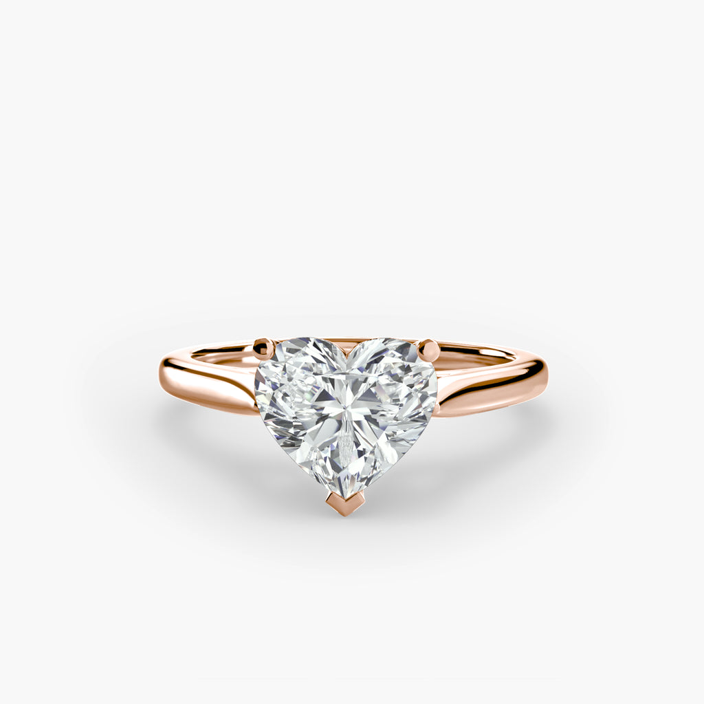 Anello solitario classico — montatura, gambo 2,0 mm
