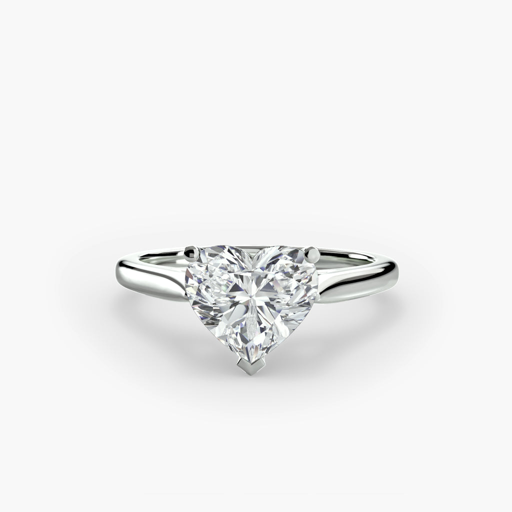 Anello solitario classico — montatura, gambo 2,0 mm