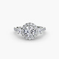 Anello trilogy con halo luminoso — montatura, 2,4 mm