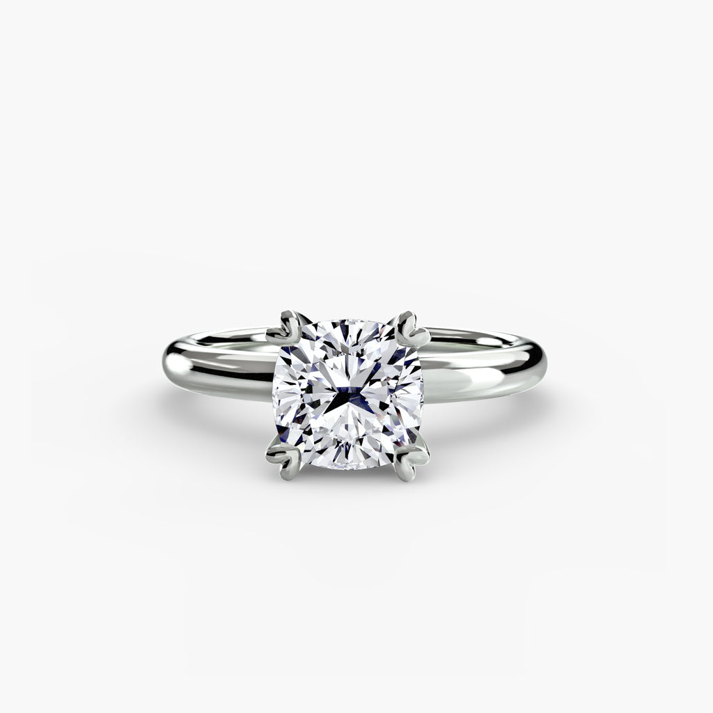 Anello solitario classico — montatura, gambo 2,4 mm