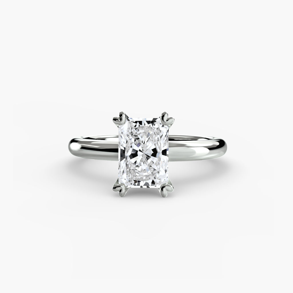 Anello solitario classico — montatura, gambo 2,4 mm