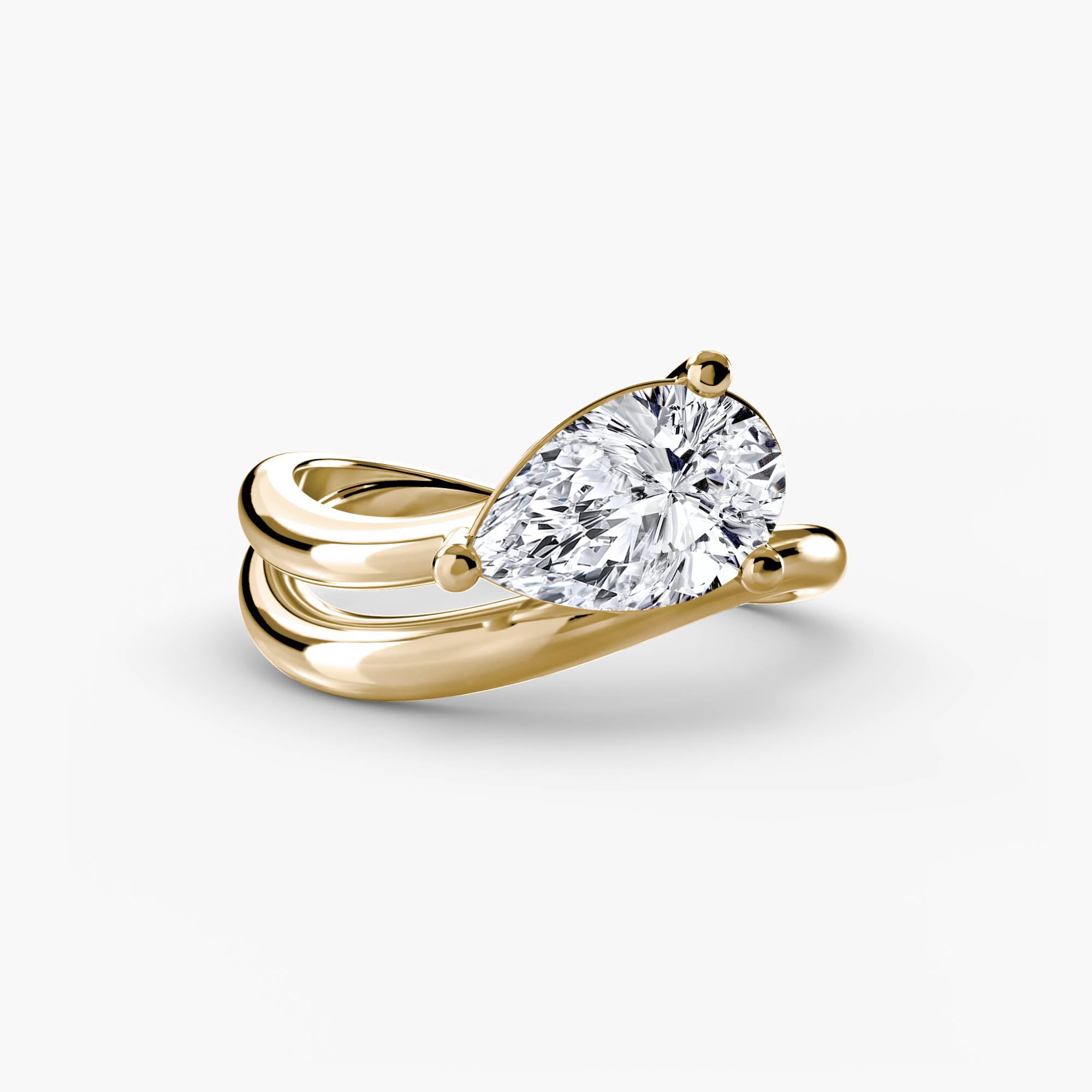 Anello Onda — montatura, gambo 2,3 mm