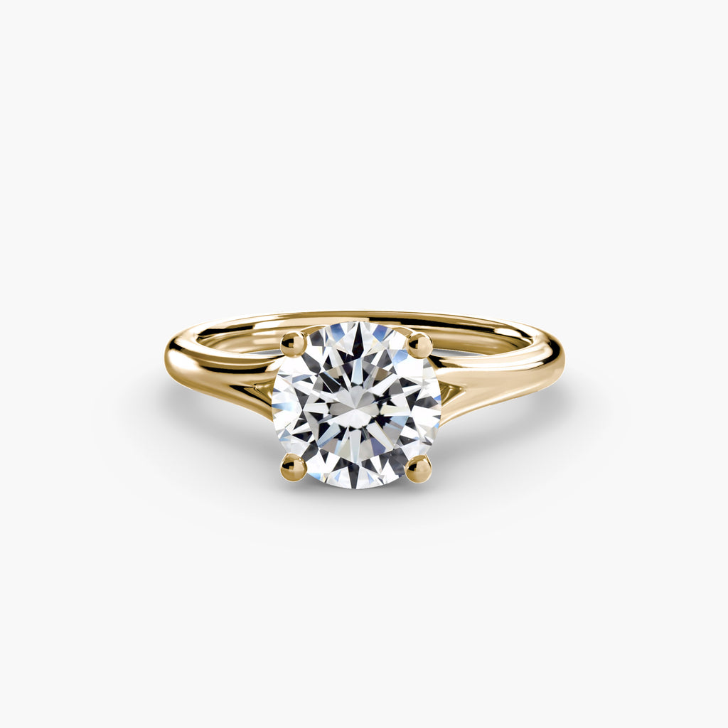 Anello solitario classico — montatura, gambo 2,2 mm