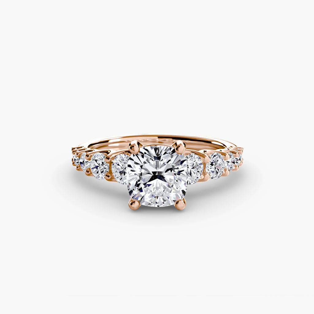 Anello con pietre scalate — montatura, gambo 2,3 mm