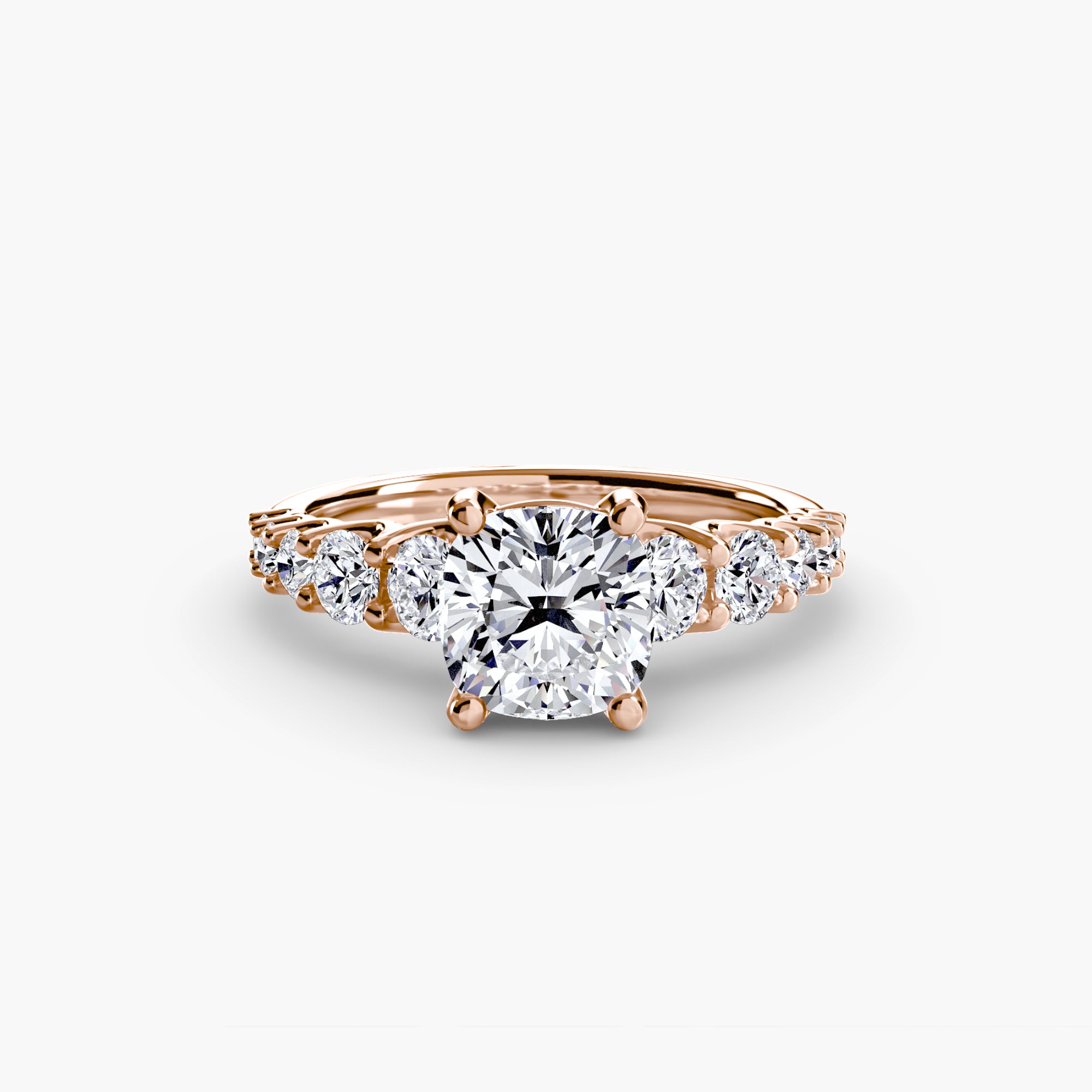 Anello con pietre scalate — montatura, gambo 2,3 mm
