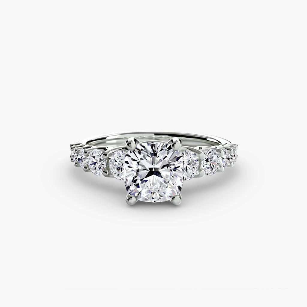 Anello con pietre scalate — montatura, gambo 2,3 mm