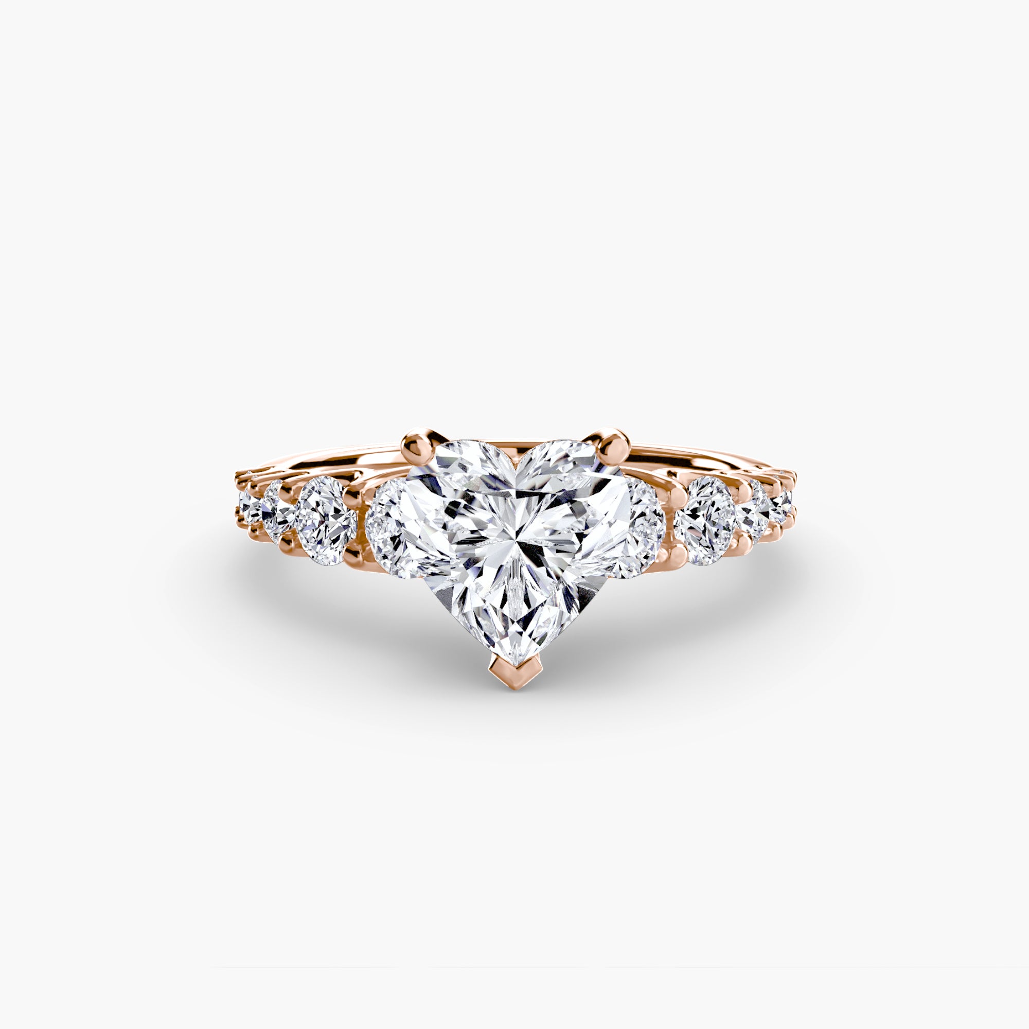 Anello con pietre scalate — montatura, gambo 2,3 mm