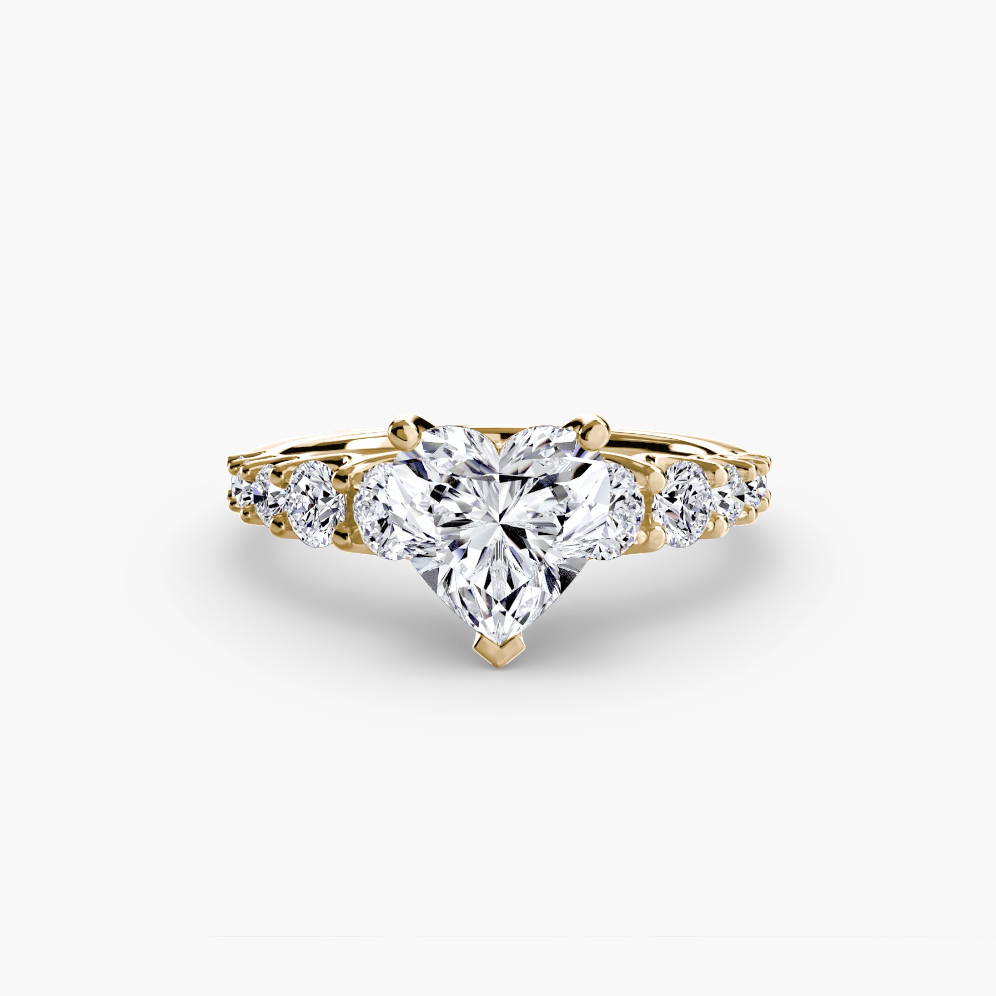 Anello con pietre scalate — montatura, gambo 2,3 mm