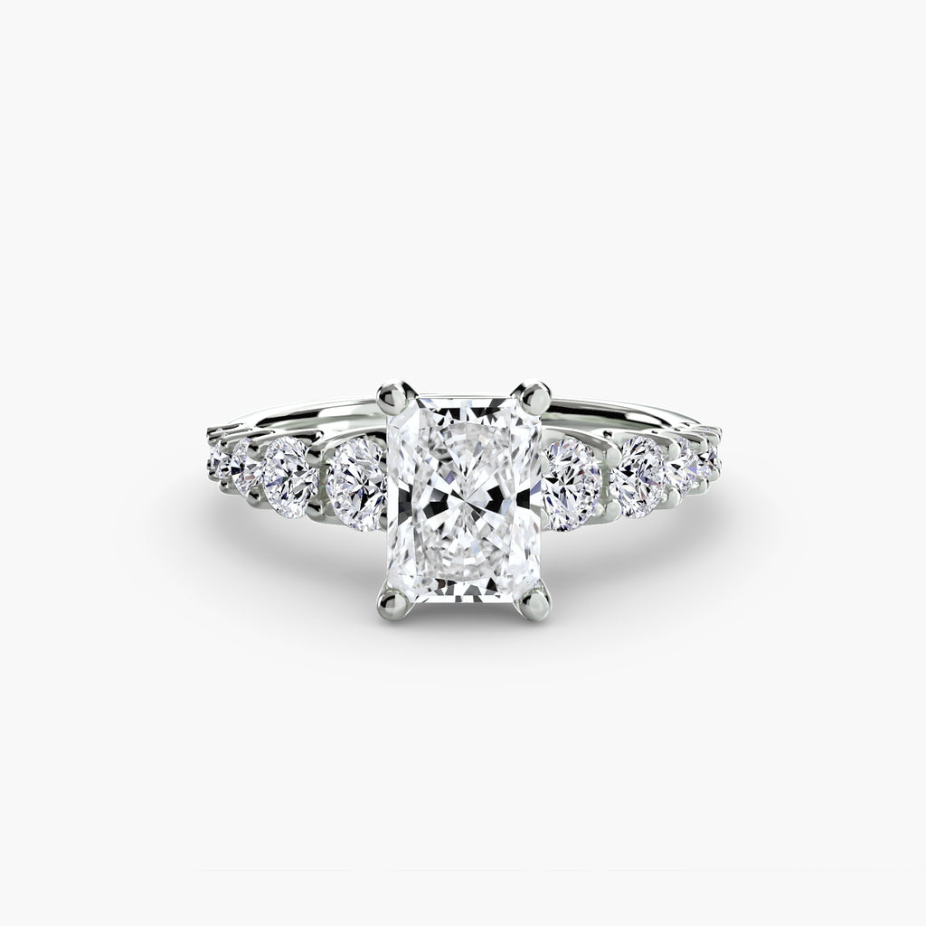 Anello con pietre scalate — montatura, gambo 2,3 mm