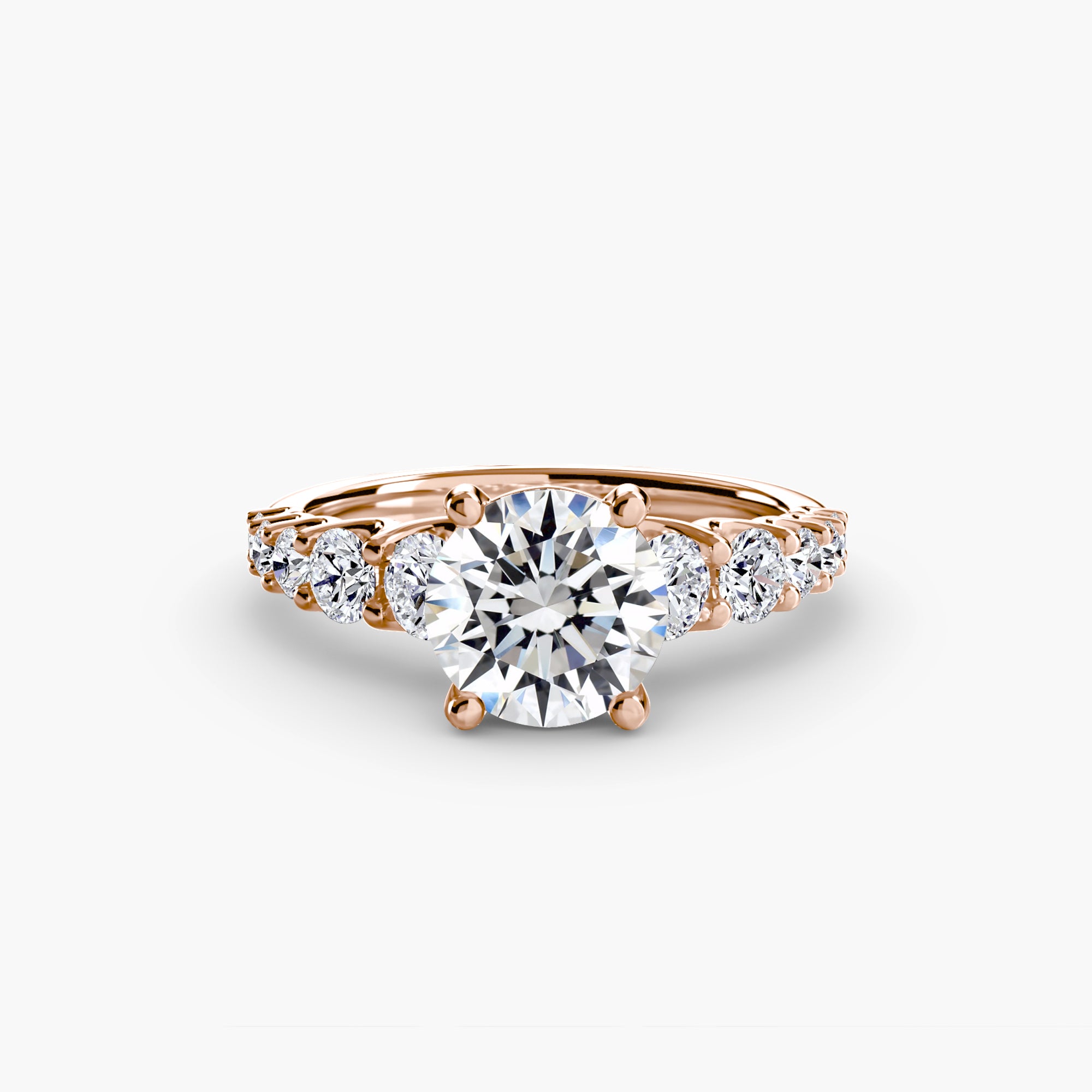 Anello con pietre scalate — montatura, gambo 2,3 mm