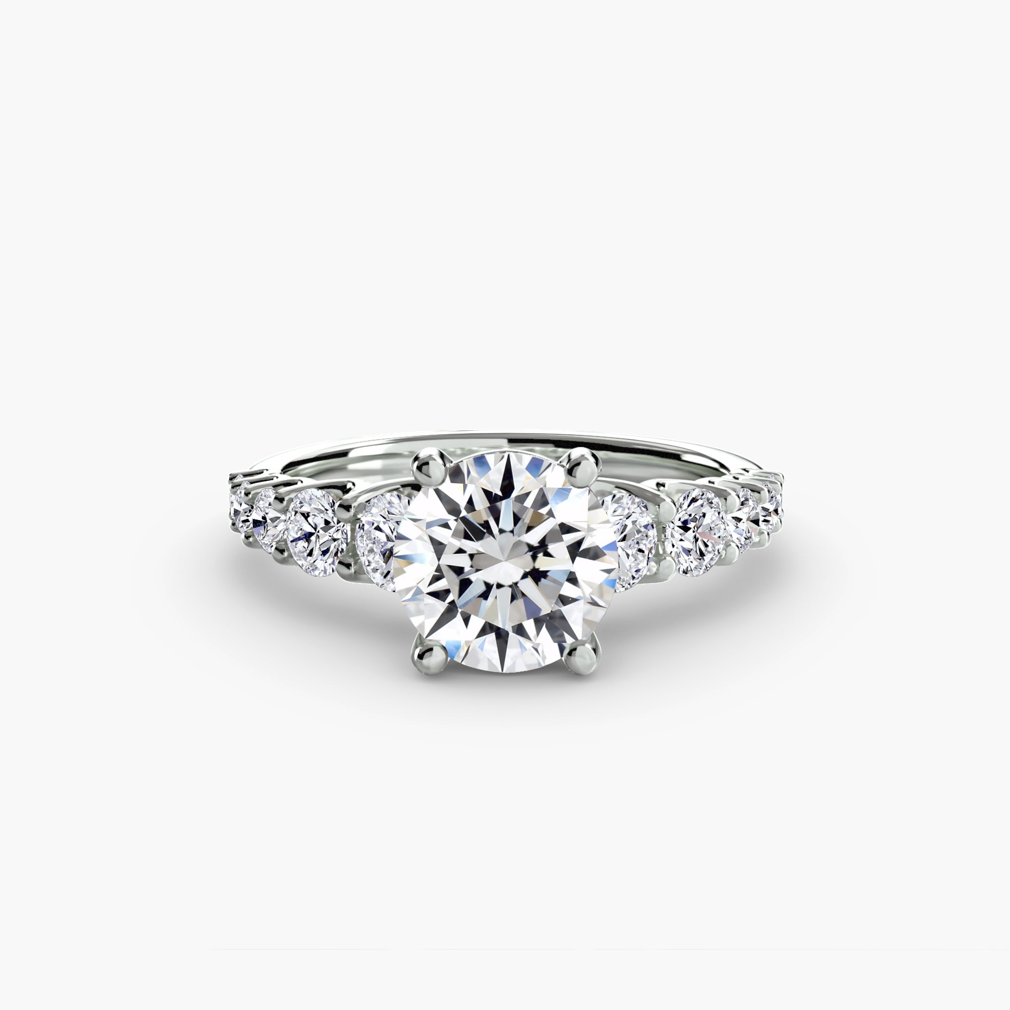 Anello con pietre scalate — montatura, gambo 2,3 mm