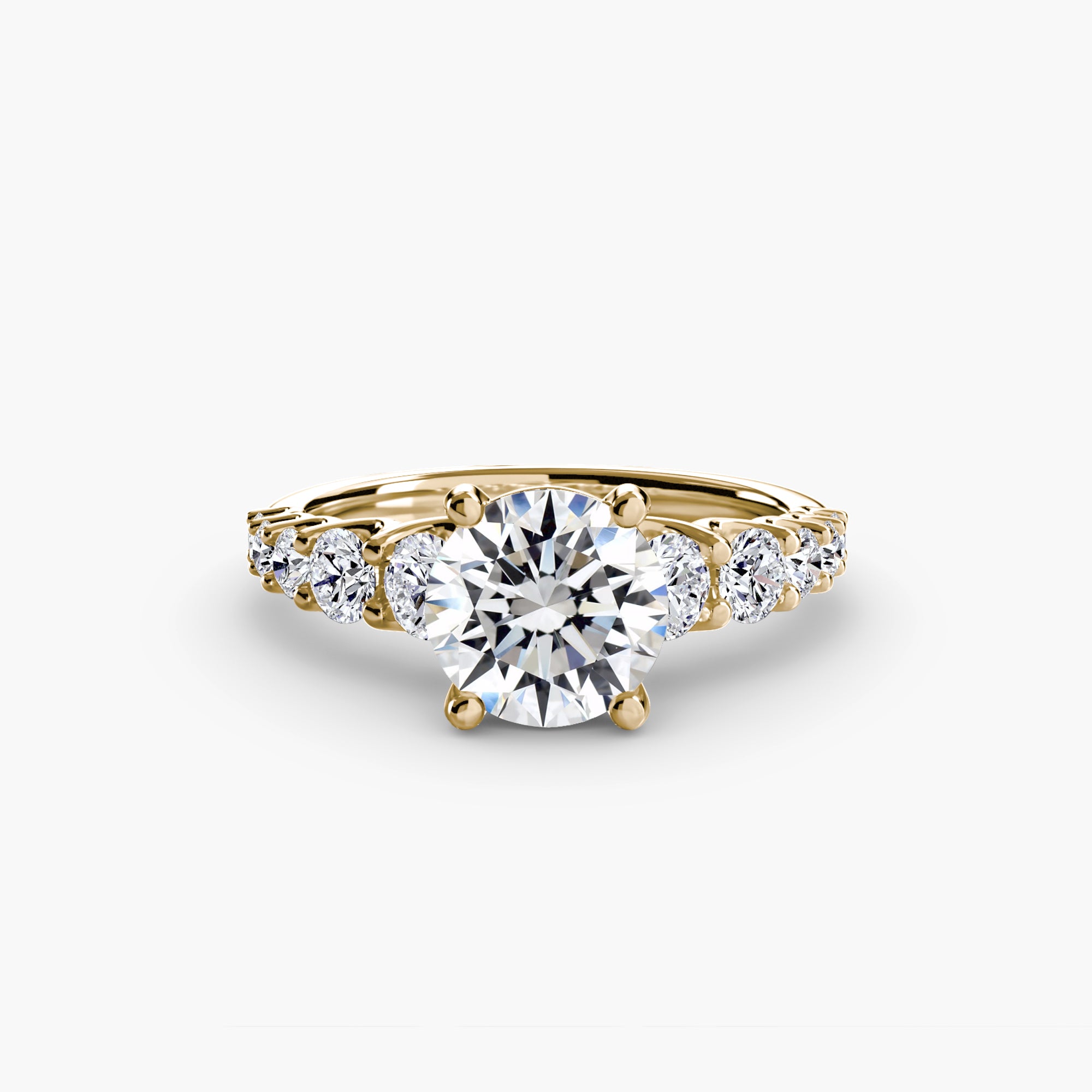 Anello con pietre scalate — montatura, gambo 2,3 mm