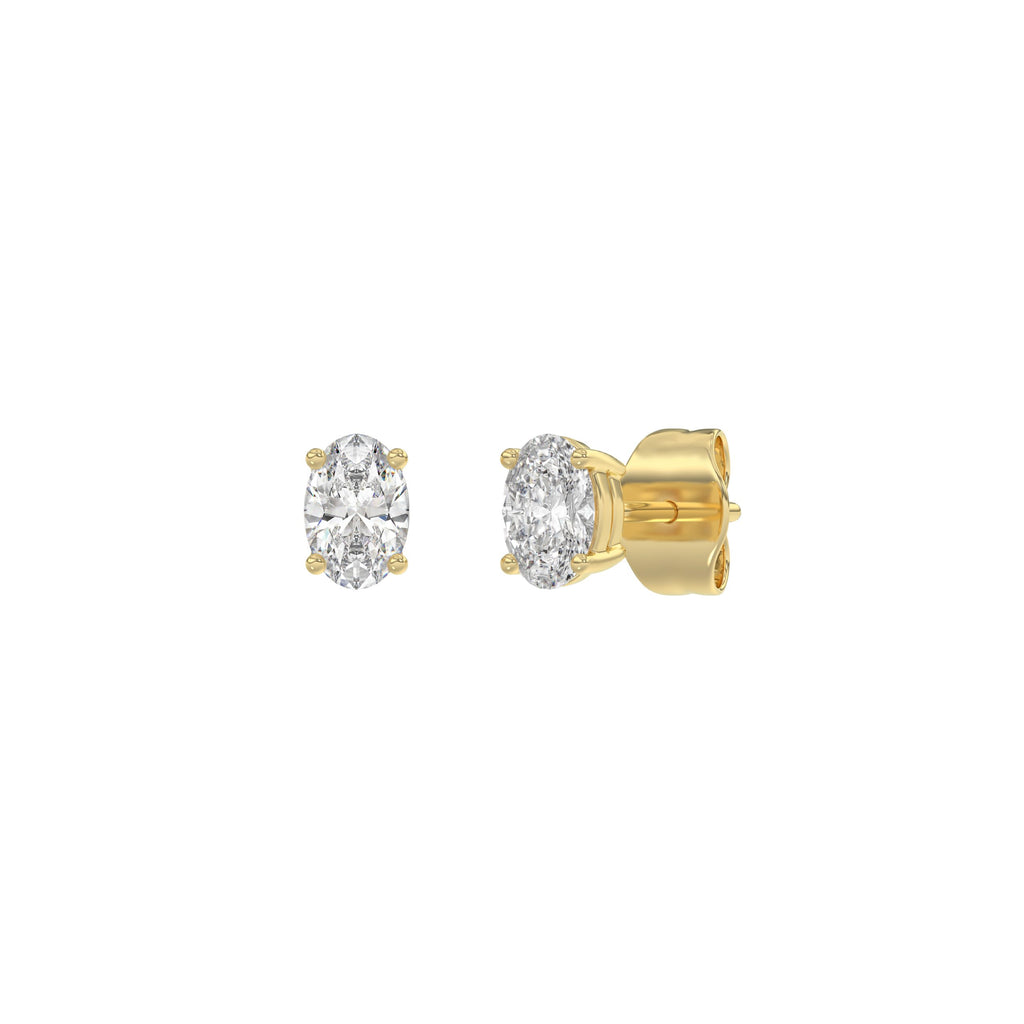 14K Yellow Gold, angled view