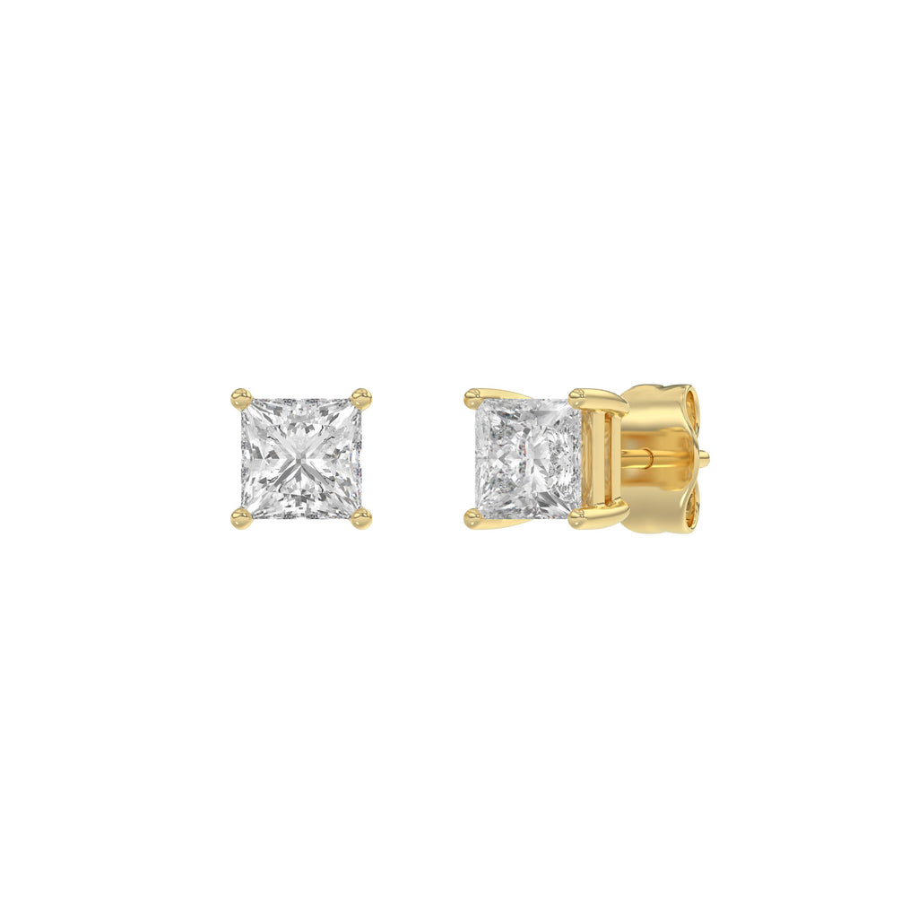 14K Yellow Gold, angled view