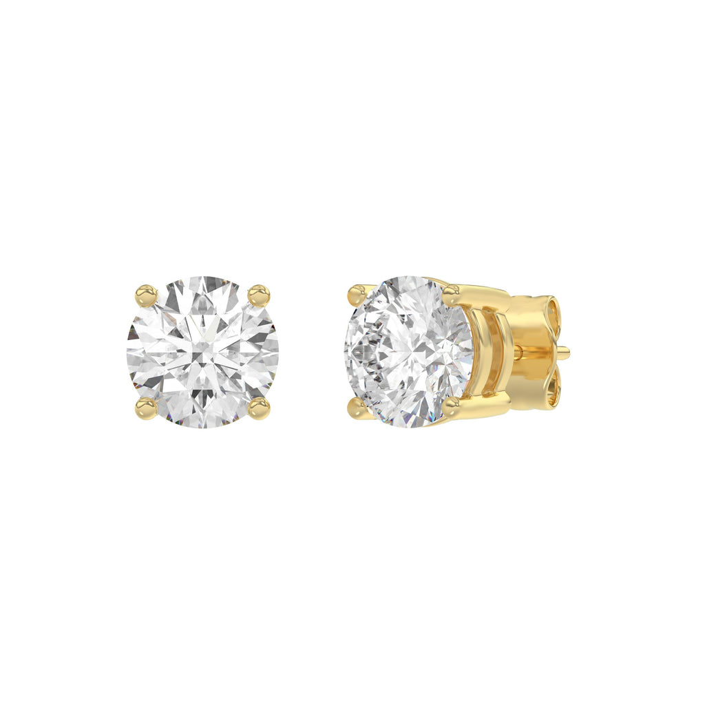 18K Yellow Gold, angled view