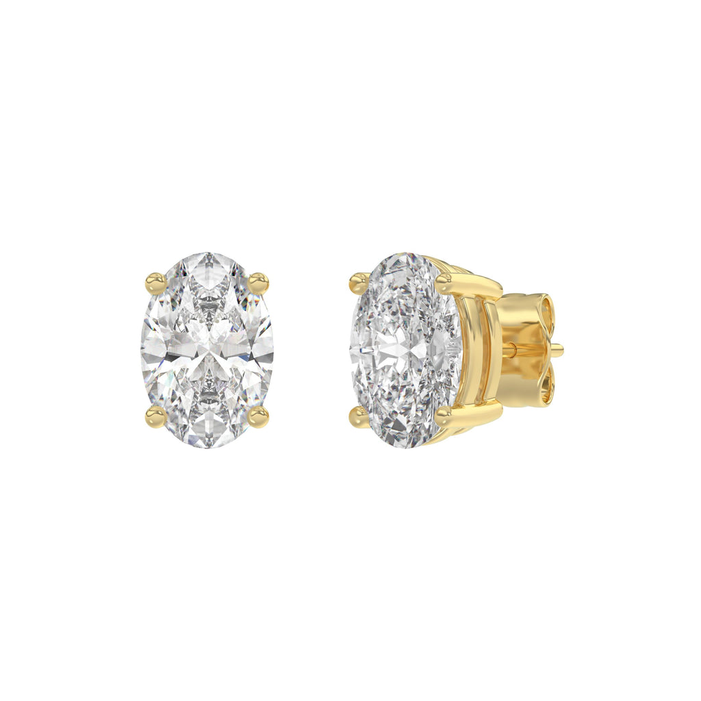 14K Yellow Gold, angled view