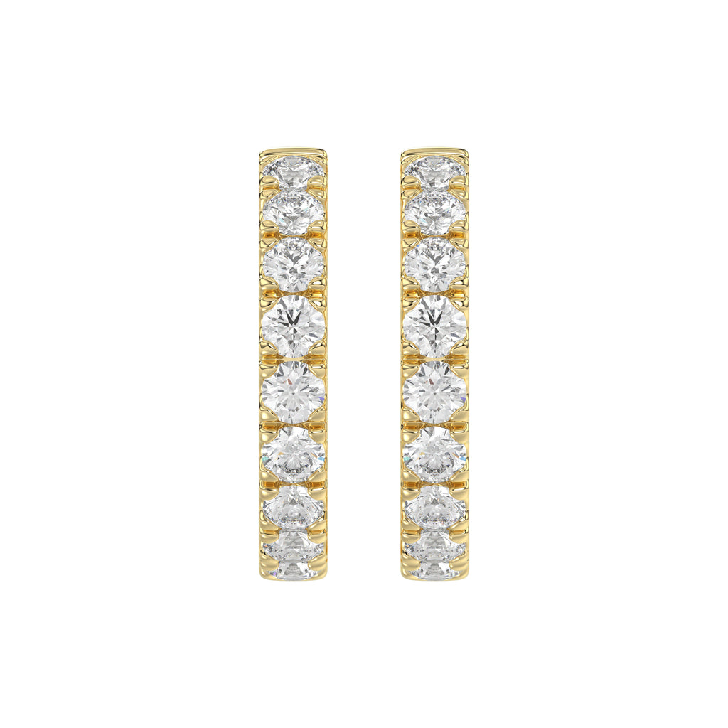 14K Yellow Gold, angled view