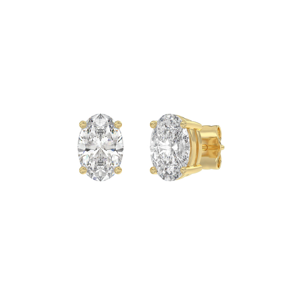 14K Yellow Gold, angled view