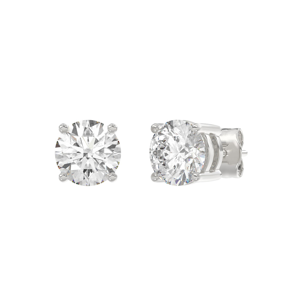 18K White Gold, angled view