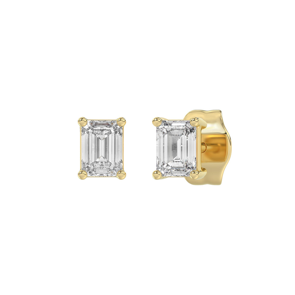 14K Yellow Gold, angled view